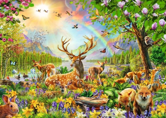 Ravensburger Puzzle Animales del bosque XXL 200 piezas
