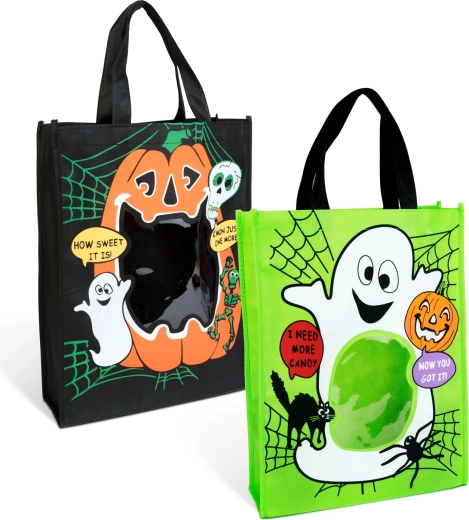 Bolsa de regalo de Halloween con ventana - 1 unidad