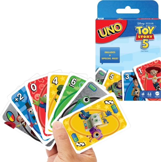 Mattel UNO Toy Story 5 – juego de cartas