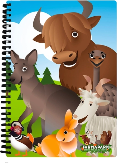 Cuaderno Prime 3D – Granja parque de animales