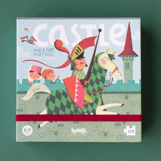 Puzzle Londji castillo medieval (100 piezas)