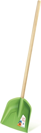 Pala infantil Load Baby con mango de madera, verde claro