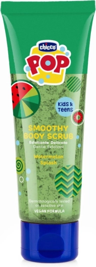 Chicco POP exfoliante corporal Watermelon Smoothy para niños y adolescentes 150 ml