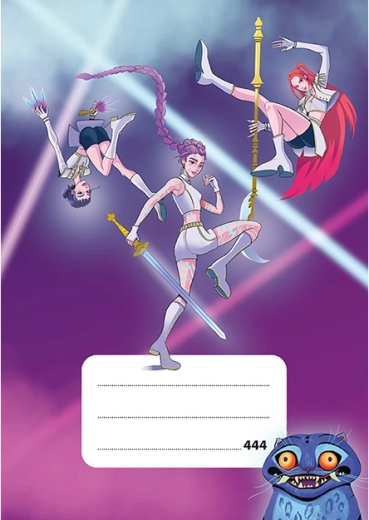 Cuaderno escolar 444 A4 K-pop - 1 pieza