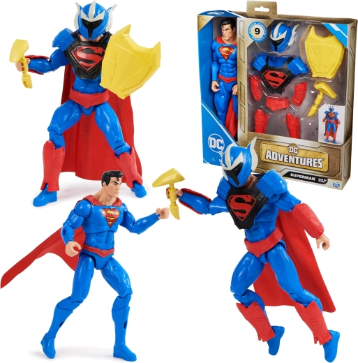 Figura de Superman Man of Steel con armadura y accesorios