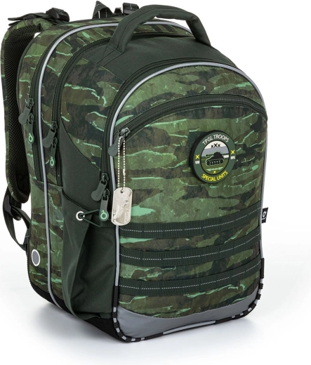 Mochila escolar Topgal COCO de camuflaje