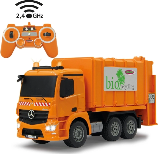 Camión de basura RC Jamara Mercedes-Benz Antos 1:20 2,4 GHz