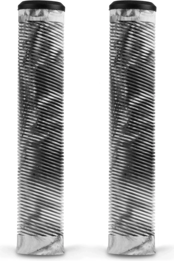Puños Soke para patinete negro-blancos 160 mm 2 uds.