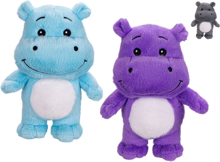 Hipopótamo de peluche de 26 cm (3 variantes de color) para niños desde el nacimiento