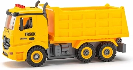 Camión volquete a pilas para atornillar para niños 3+