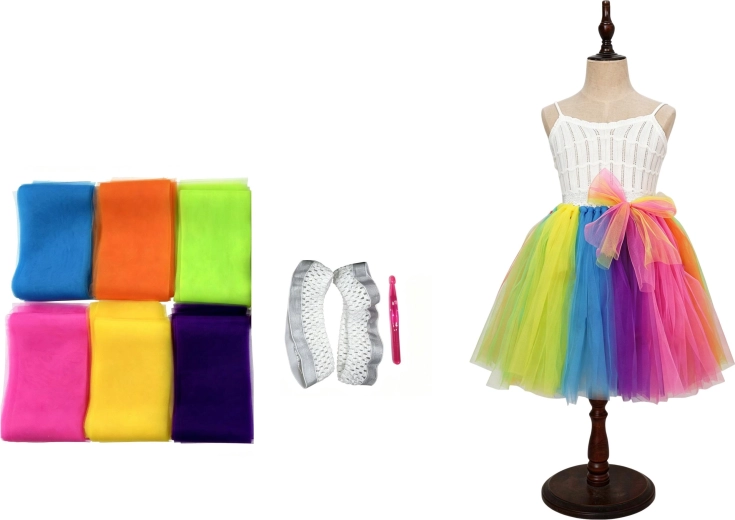Falda arcoíris DIY ARTO