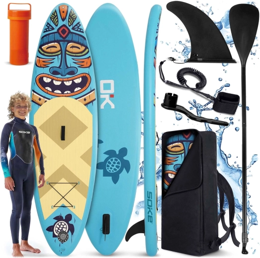 Paddleboard inflable Soke 275 × 76 × 12 cm set