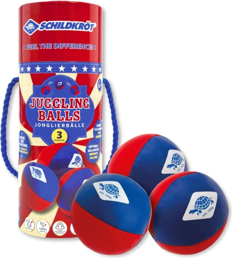Pelotas de malabares Schildkröt para principiantes, set de 3 unidades