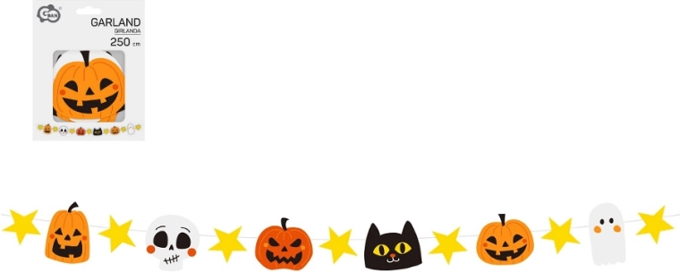 Guirnalda de papel de Halloween de 250 cm