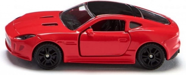 Modelo de coche metálico JAGUAR F‑TYPE R – rojo, puertas abatibles