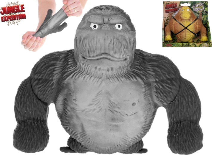 Jungle Expedition figura estirable de gorila 13 cm