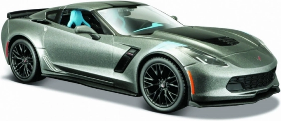 Modelo Corvette Grand Sport 2017 1:24 gris