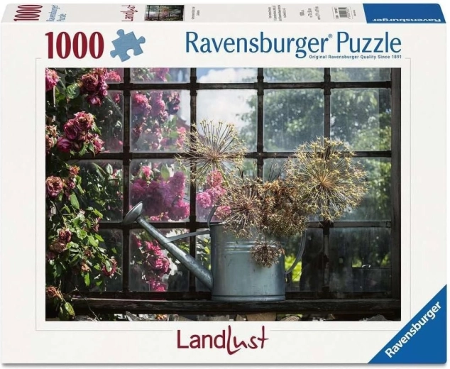 Puzzle Ravensburger LandLust: Ajo ornamental, 1000 piezas