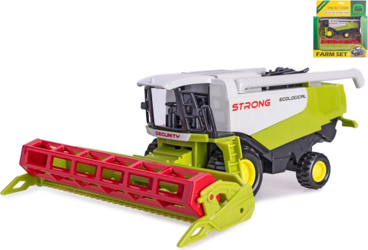 Cosechadora metálica de 18 cm con rueda libre