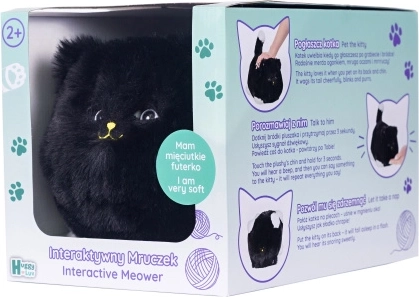 Gatita negra interactiva Huggy Luv