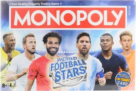 Monopoly: estrellas mundiales del fútbol (versión en inglés)