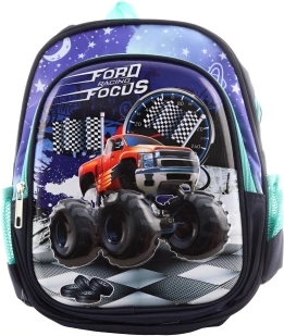 Mochila Ford monster truck para niños
