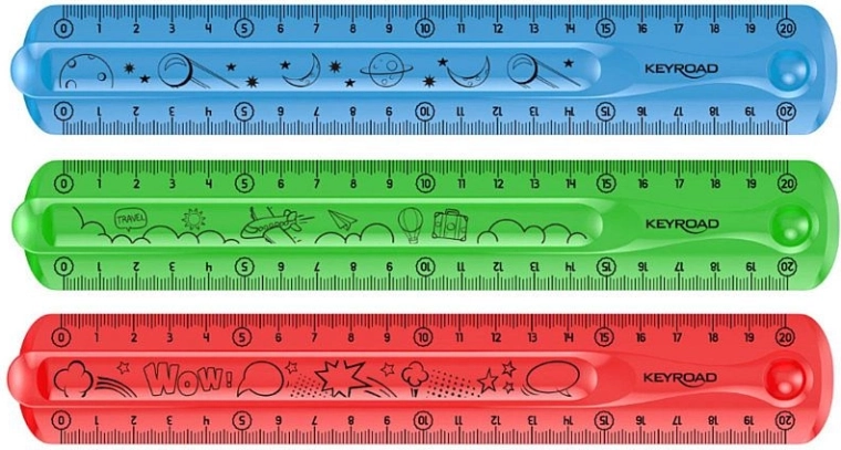 Regla flexible 20 cm KEYROAD