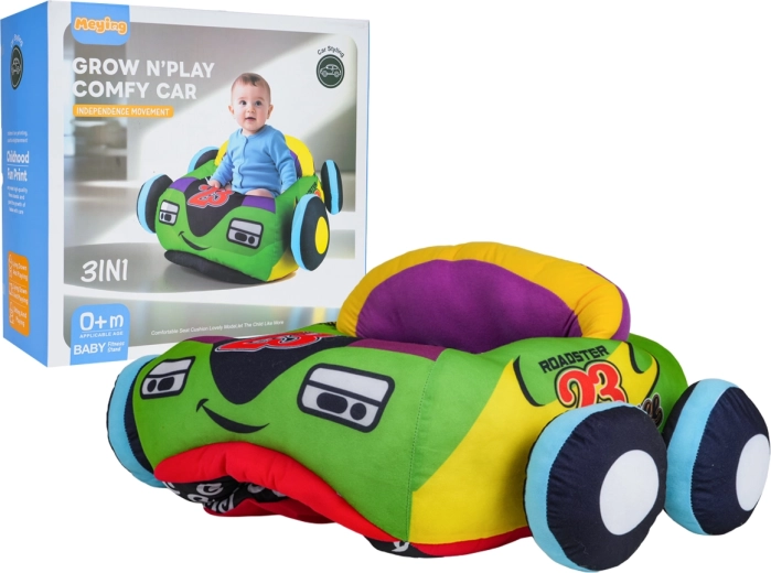Cojín suave con forma de coche