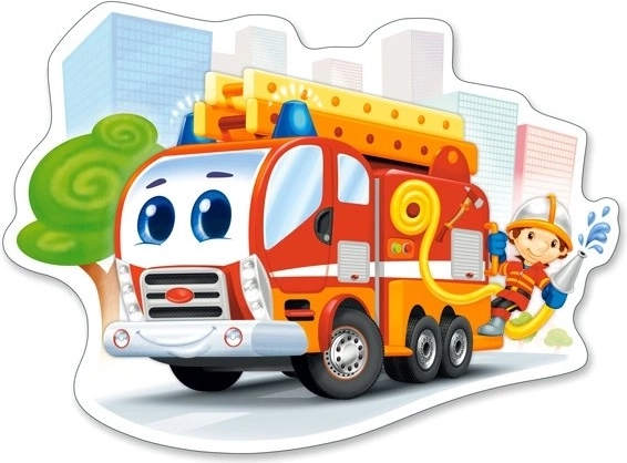 Maxi puzzle de 12 piezas – camión de bomberos