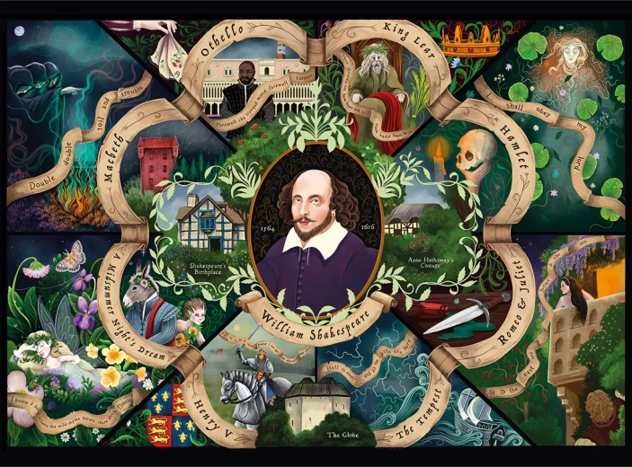 Puzzle GIBSONS Shakespeare 1000 piezas