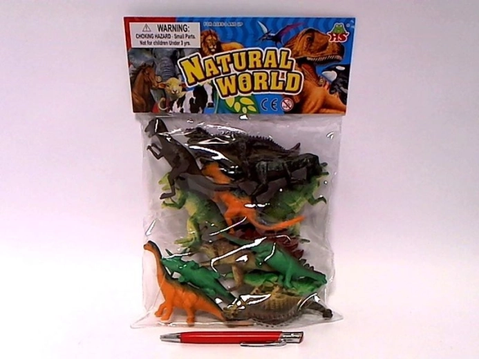 Set de figuras de dinosaurios de 10 cm (12 piezas)