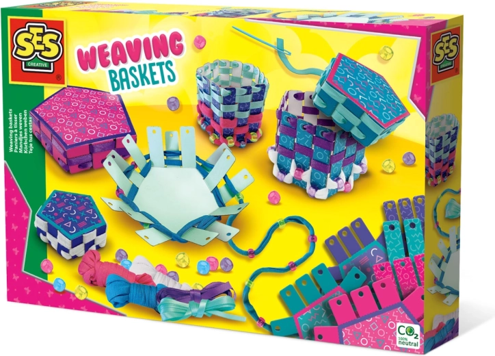Kit para fabricar cajitas entrelazadas