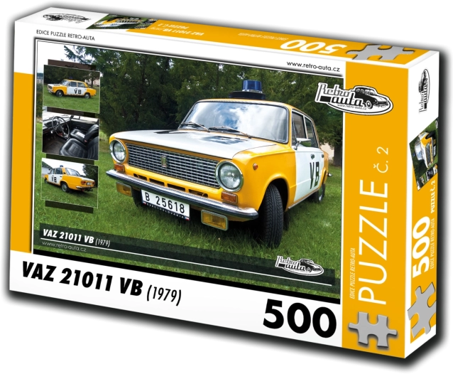 Puzzle Retro Autos VAZ 21011 VB 1979 500 piezas