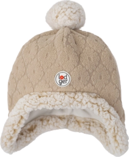 Gorro de forro polar Lodger Hatter Folklore beige 0–3 meses
