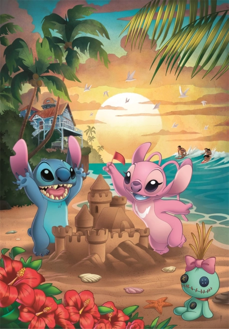 rompecabezas 500 piezas disney lilo & stitch – stitch & angel