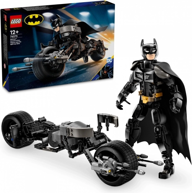 LEGO® DC Batman™ 76273 Figura construible: Batman™ y la moto Bat-Pod