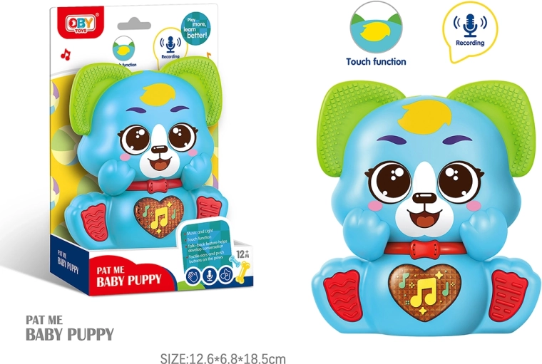 Perro de peluche parlante con efectos 12 cm