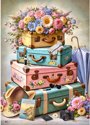 Puzzle Cherry Pazzi ¡Preparados para partir! 1000 piezas