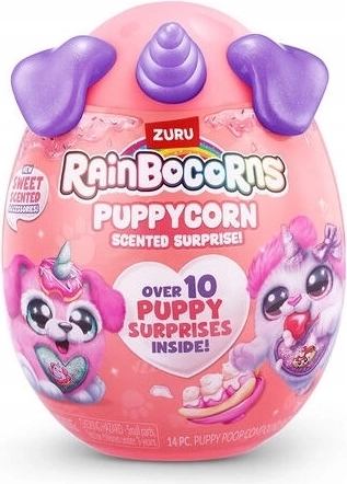 ZURU Rainbocorns Puppycorn sorpresa – cachorro de peluche en un huevo sorpresa