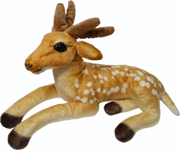 Cierva de peluche acostada