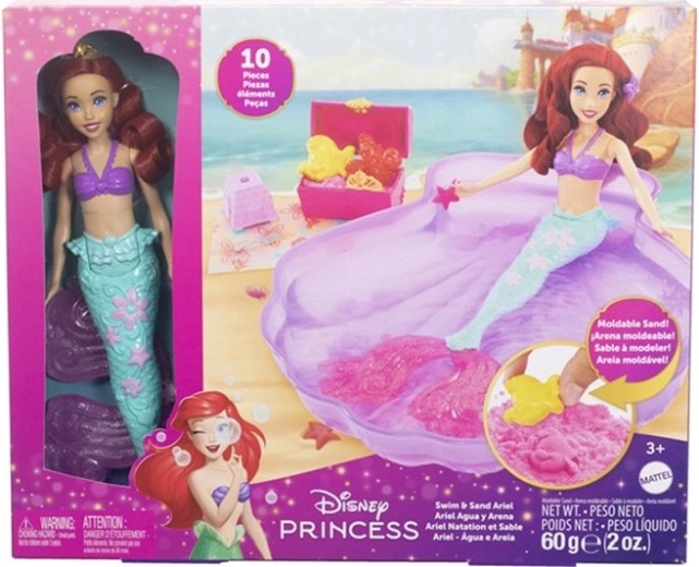 Muñeca Disney Princess Ariel con piscina y accesorios
