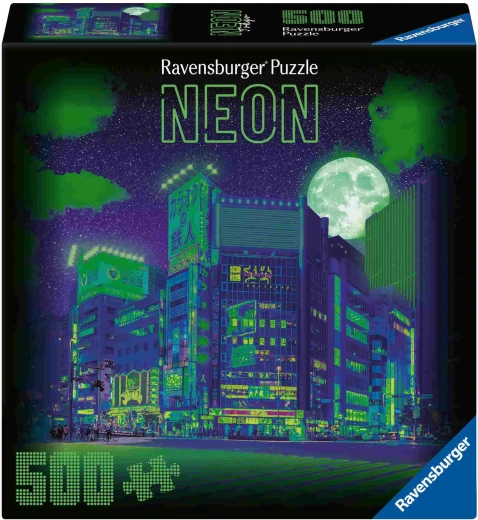 Ravensburger colección neón Tokio puzzle de 500 piezas