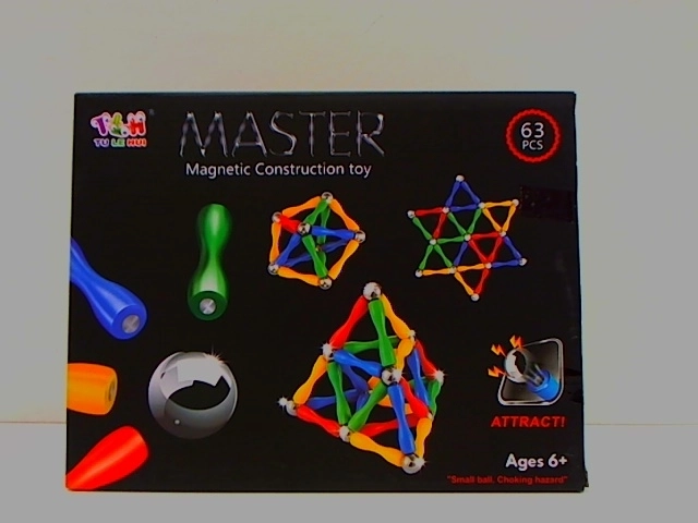 Juego de construcción magnético BIGTOYS de 63 piezas