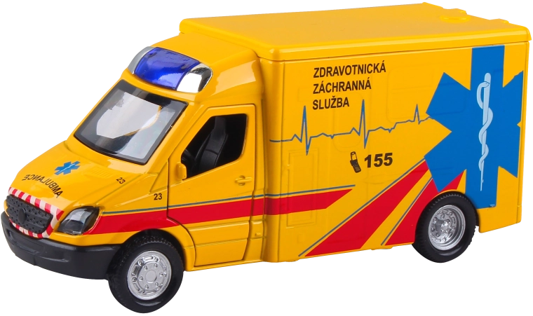 Rescatistas: ambulancia ZZS Mercedes‑Benz 1:36