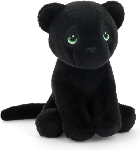 Pantera negra de peluche Keeleco de 13 cm