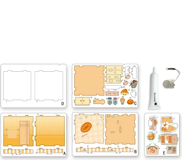 Mundo Chibi – mini caja con perro