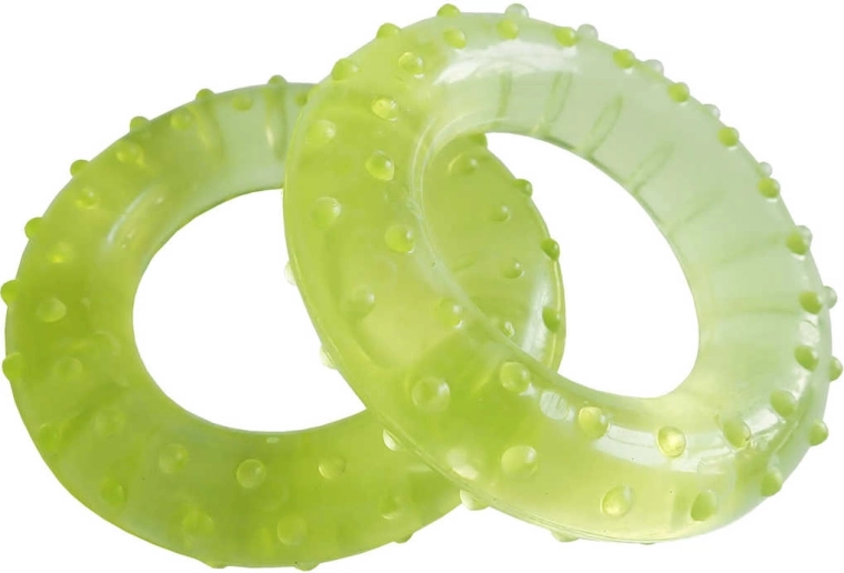 Acra anillos de masaje con protuberancias 7 cm – fortalecedor de dedos (2 uds)