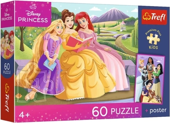 Puzzle infantil Premium Plus Kids princesa «Fuerza en la corona» 60 piezas - 1 unidad