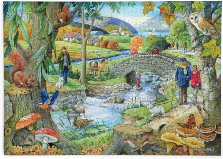 HOP Puzzle Paseo junto al río, 250 piezas grandes