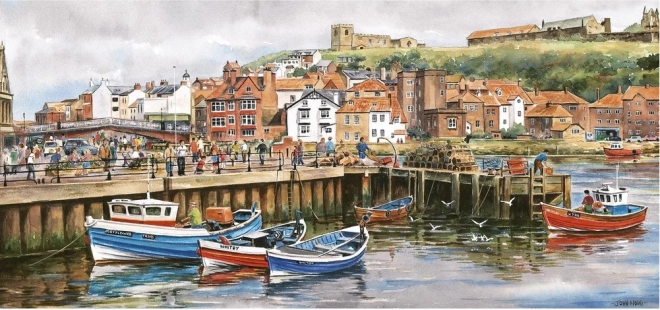 Puzzle panorámico Gibsons Whitby, Yorkshire 636 piezas